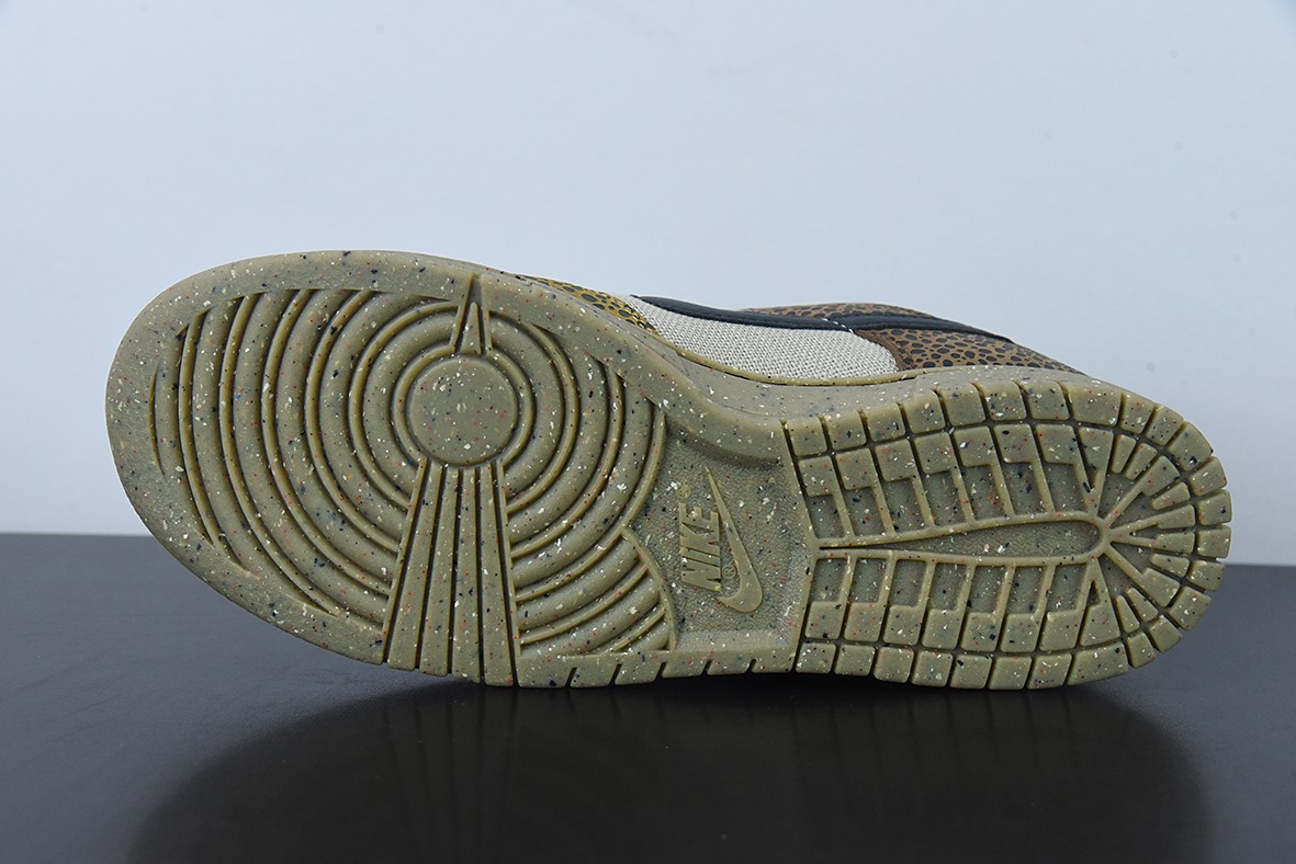 O09M4纯原 Nk Dunk Low "Safari" 石斑纹 SB复古休闲板鞋货号：DX2654-200