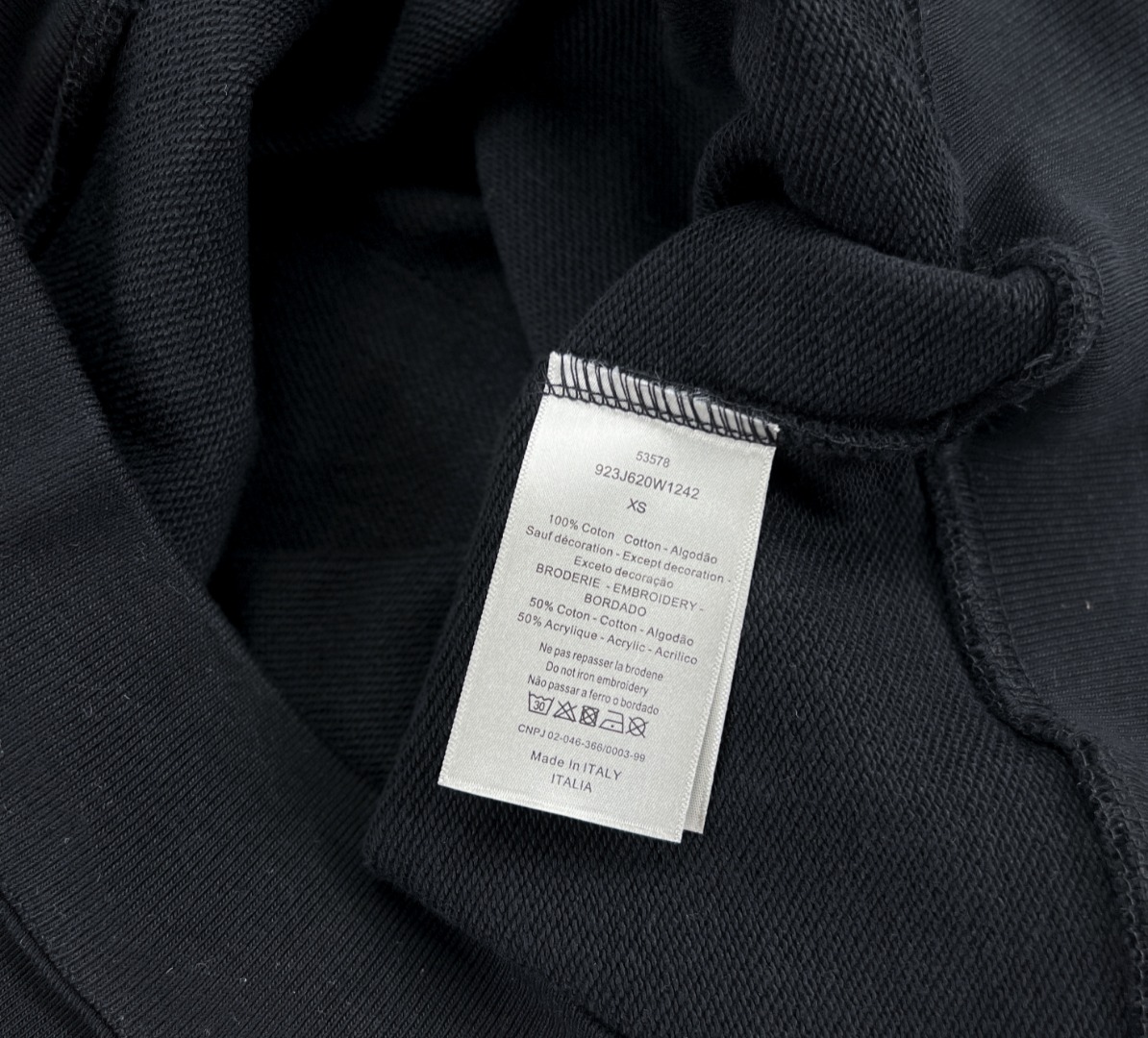 【新款上架】DIOR 2022秋季新款,“Christian Dior 1947”后背刺绣印花连帽运动衫