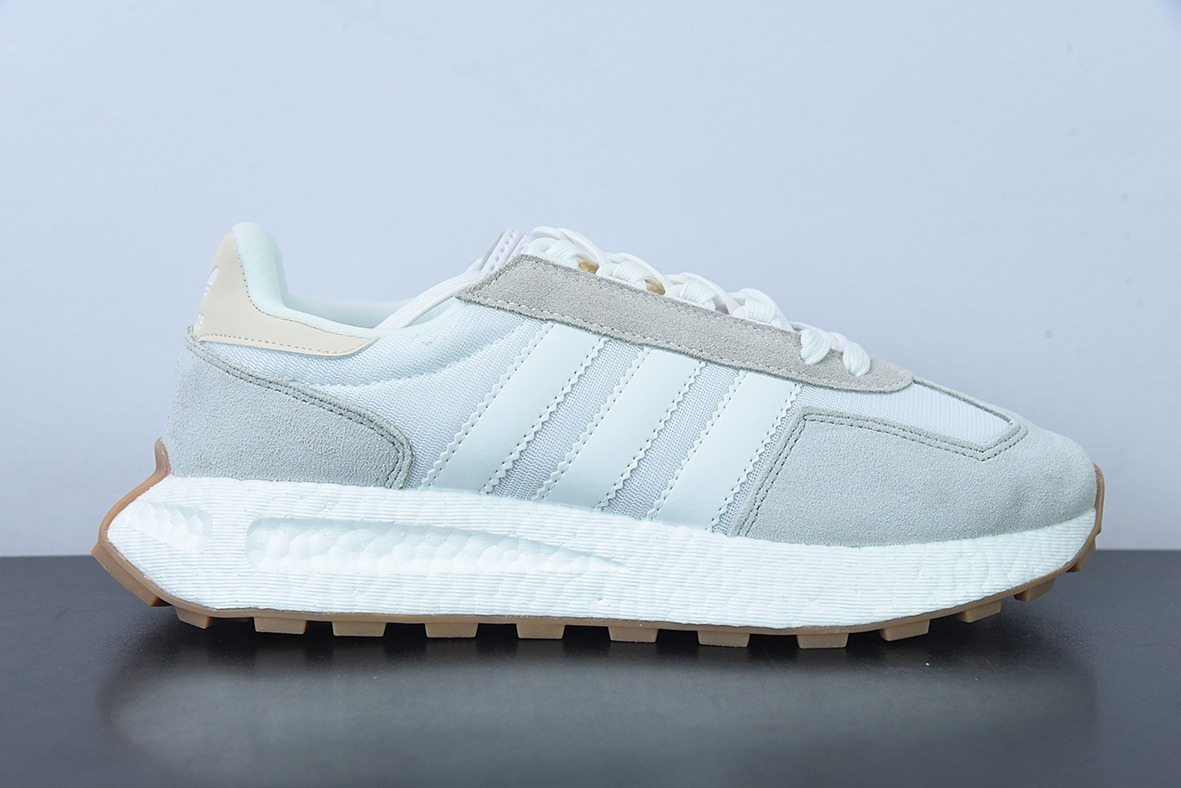 adidas Racing E5 Boost Prototype 速度轻盈复古系列 百搭透气运动慢跑鞋GW8259
