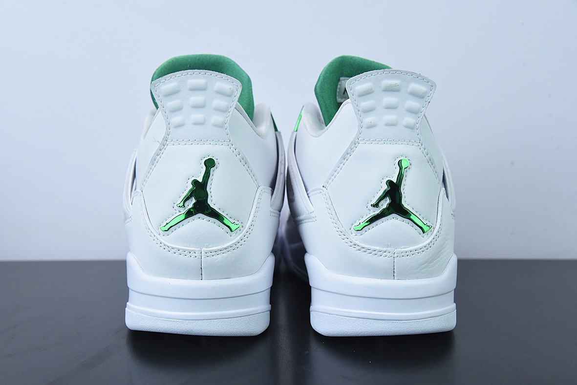 Air Jordan 4 Retro " Green Metallic " AJ4乔4  白绿 男子文化篮球鞋 货号：CT8527-113