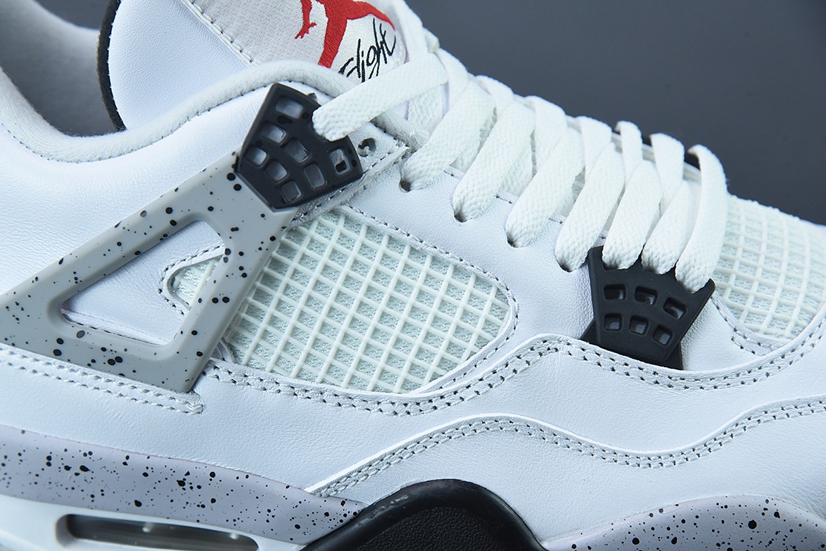 Air Jordan 4 Retro " White Cement " AJ4 白水泥男士运动鞋 货号：840606-192