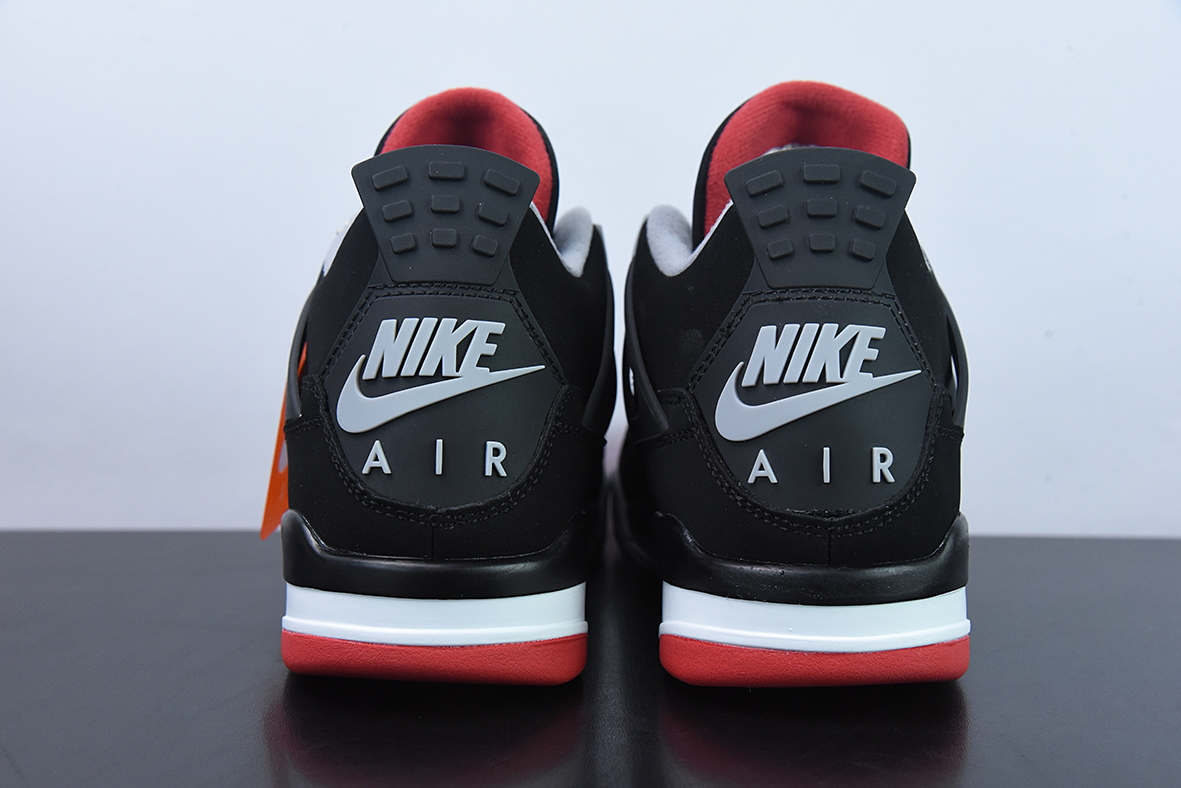 Air Jordan 4 Retro “Bred” AJ4 新黑红男士运动鞋 货号：308497 060