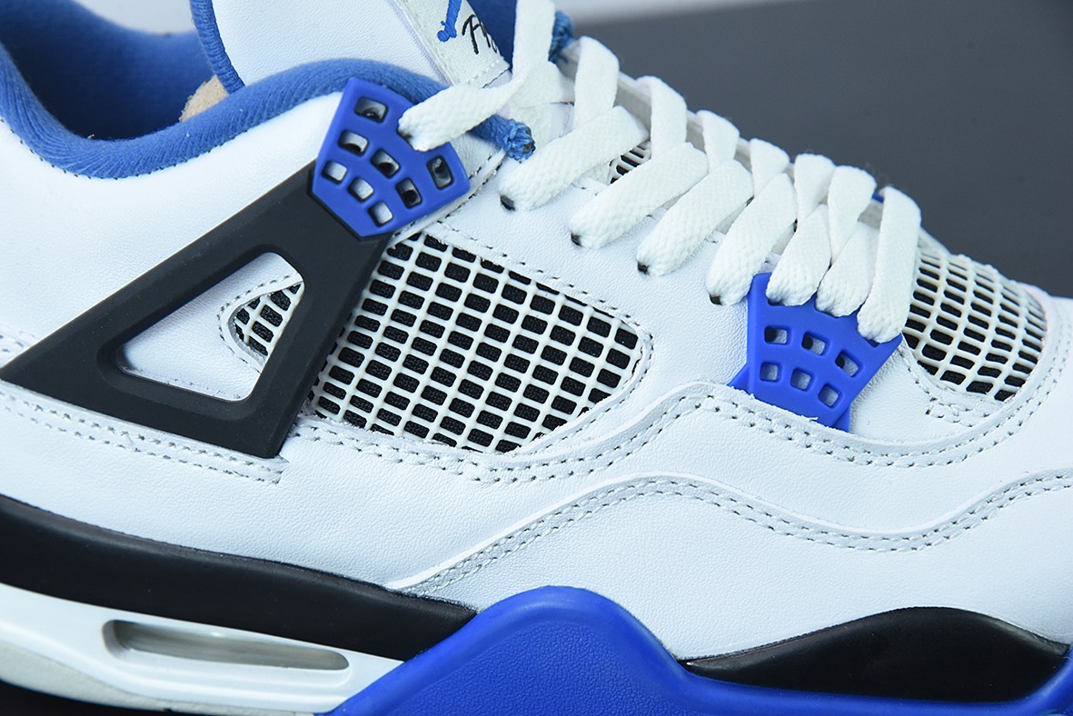 D0F1S5 纯原Air Jordan 4  Retro MotorsportsAJ4 赛车蓝男子运动鞋 货号：308497-117