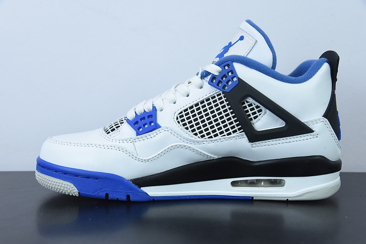 D0F1S5 纯原Air Jordan 4  Retro MotorsportsAJ4 赛车蓝男子运动鞋 货号：308497-117
