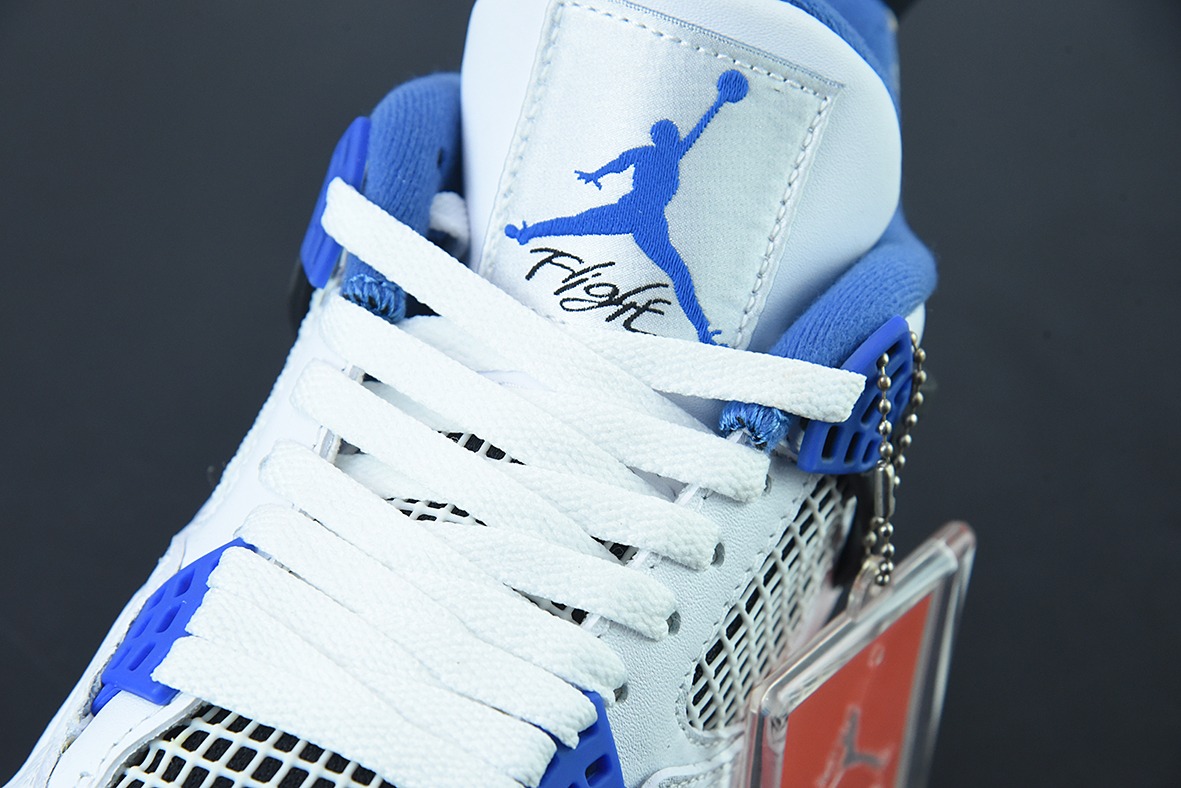D0F1S5 纯原Air Jordan 4  Retro MotorsportsAJ4 赛车蓝男子运动鞋 货号：308497-117