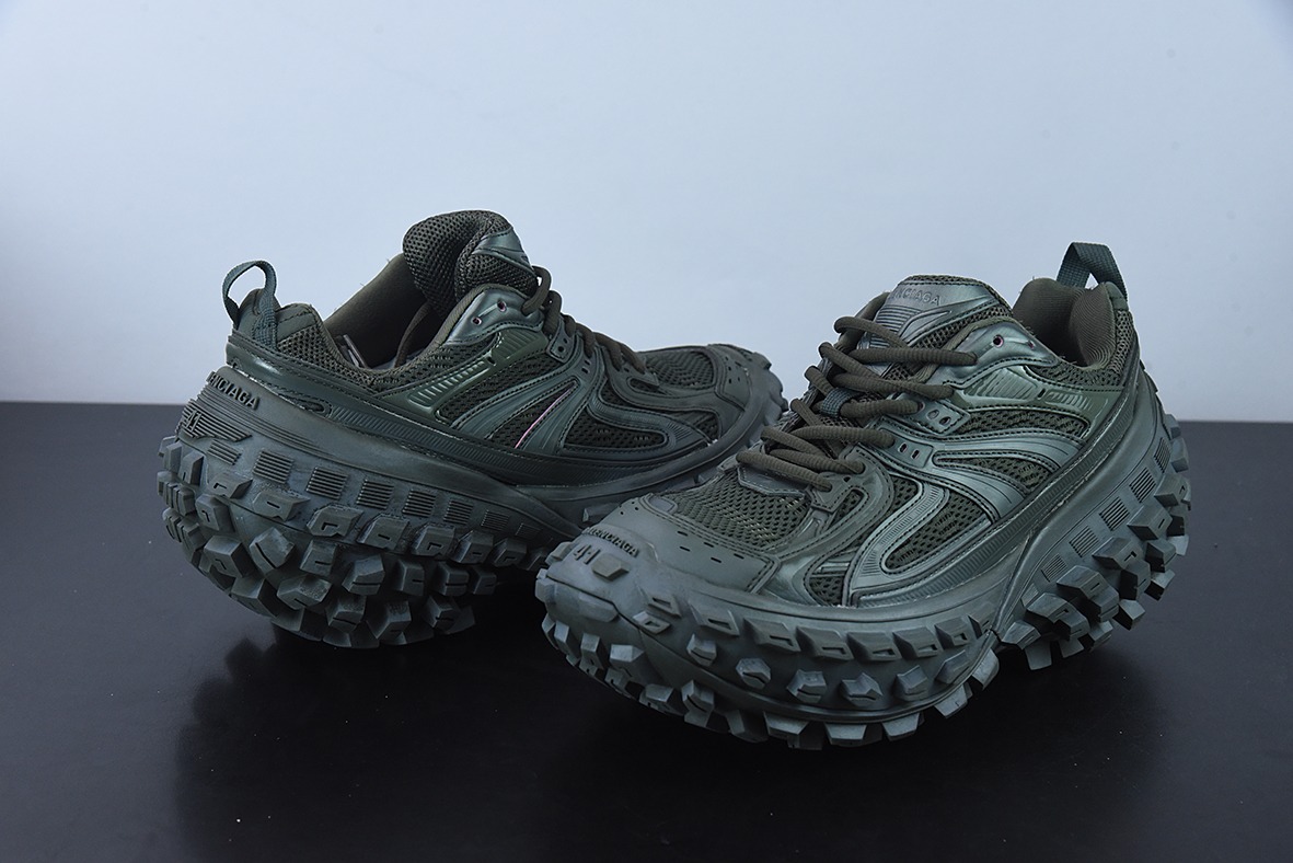 BALE*CIAGA Defender Rubber Platform Sneakers卫士系列 低帮运动鞋