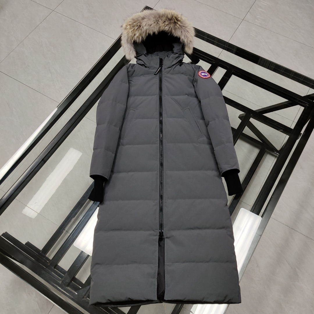 Canada Goose Ropa Chaqueta de plumón Blanco Mujeres Algodón Nylon Plumón de ganso blanco