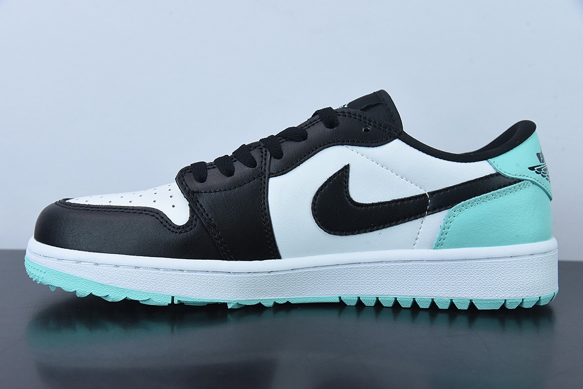 Air Jordan 1 Low Golf 黑白绿高尔夫系列休闲板鞋 货号：DD9315-114