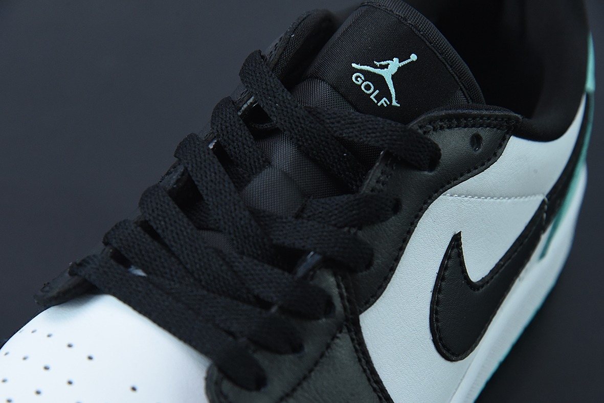 Air Jordan 1 Low Golf 黑白绿高尔夫系列休闲板鞋 货号：DD9315-114