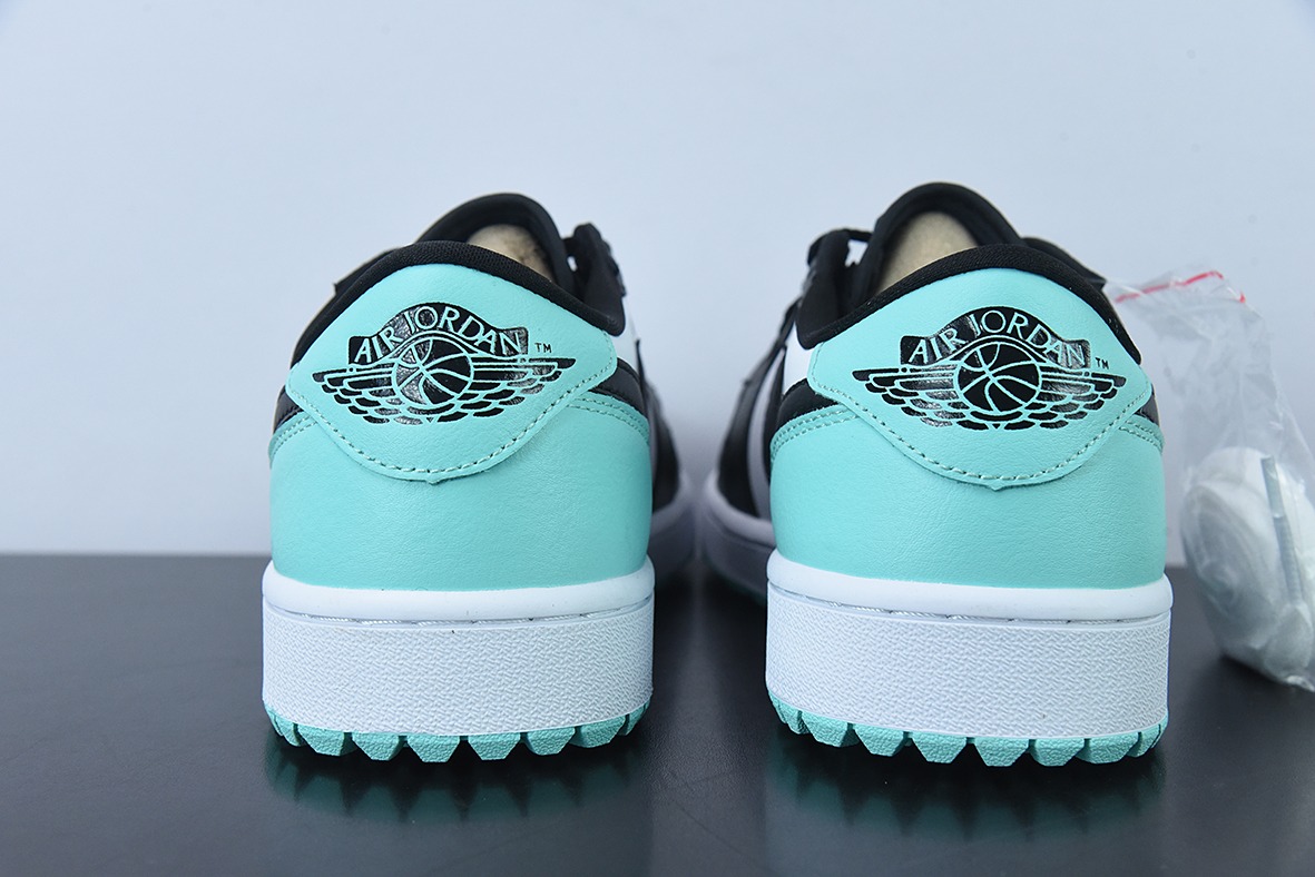 Air Jordan 1 Low Golf 黑白绿高尔夫系列休闲板鞋 货号：DD9315-114
