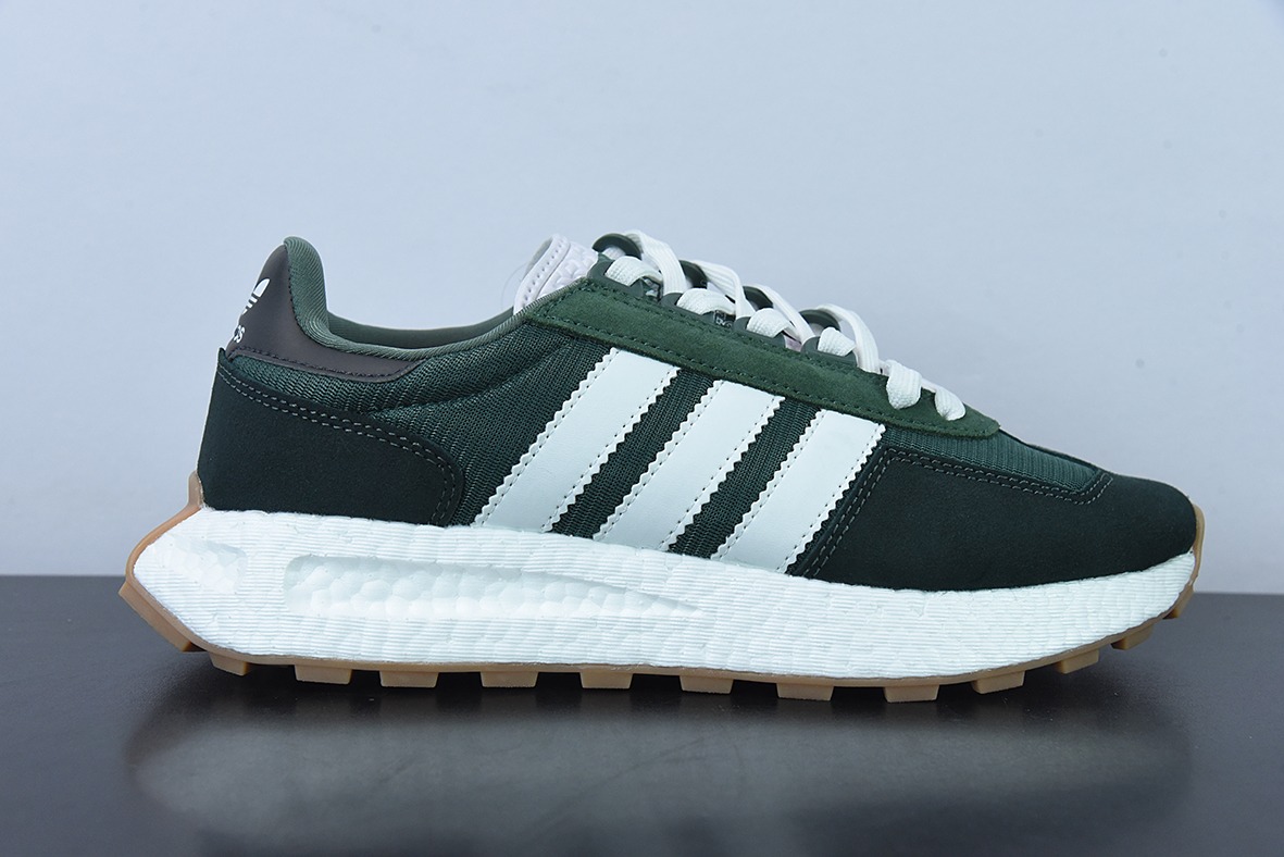 adidas Racing E5 Boost Prototype  速度轻盈复古系列 百搭透气运动慢跑鞋官方货号：GW6572