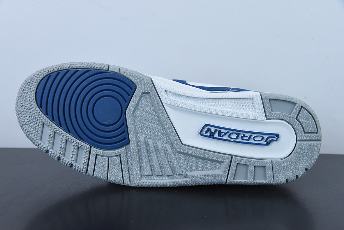 Nk Air Jordan Legacy 312 Low"White/Grey Fog/Blue/Red"乔丹“白雾灰宝蓝红爆裂纹”运动鞋 货号:CD7069-104