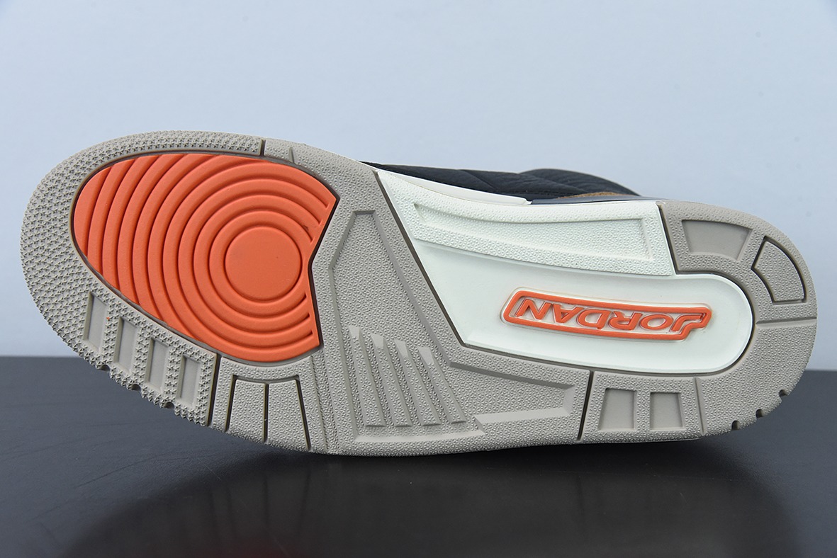 L00H6 纯原 Air Jordan 3 Retro aj3 黑棕 大象男士运动鞋CT8532-008