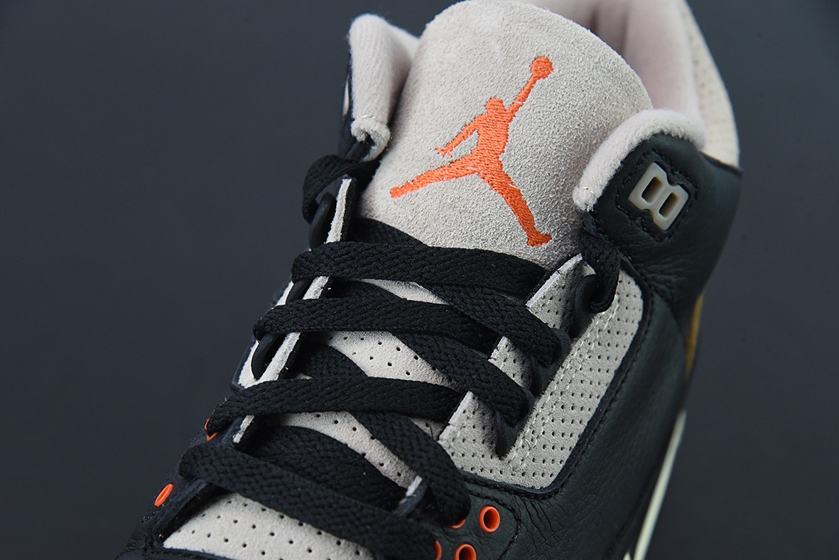 L00H6 纯原 Air Jordan 3 Retro aj3 黑棕 大象男士运动鞋CT8532-008