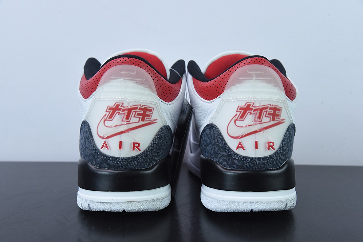 Air Jordan 3 SE-T Denim Fire Red AJ3火焰红 日本限定男士运动鞋