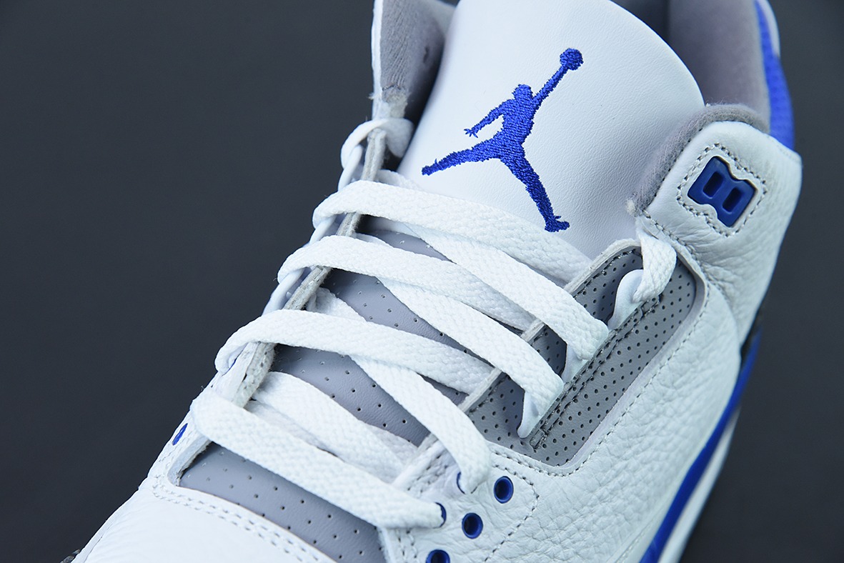 Air Jordan 3 Retro "Racer Blue" AJ3赛车蓝 白蓝男士运动鞋CT8532-145