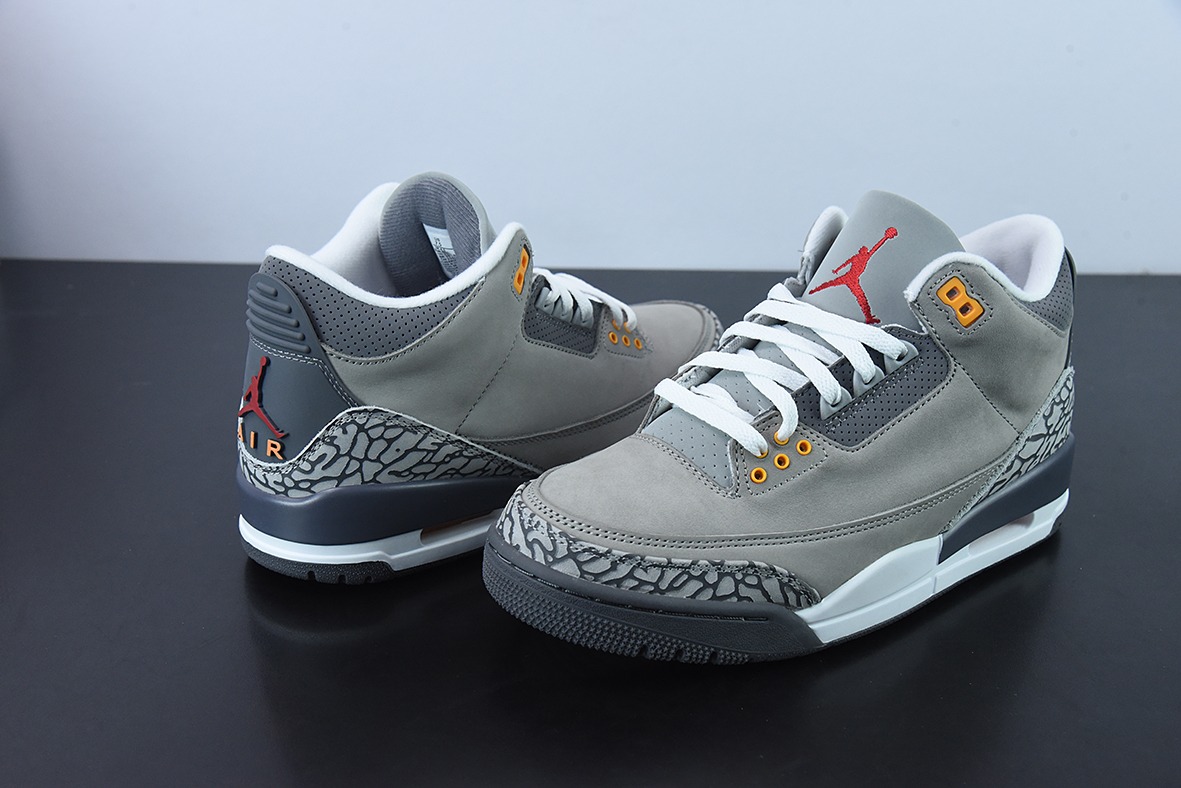 Air Jordan 3 Retro "Cool Grey" AJ3酷灰男士运动鞋 CT8532-012