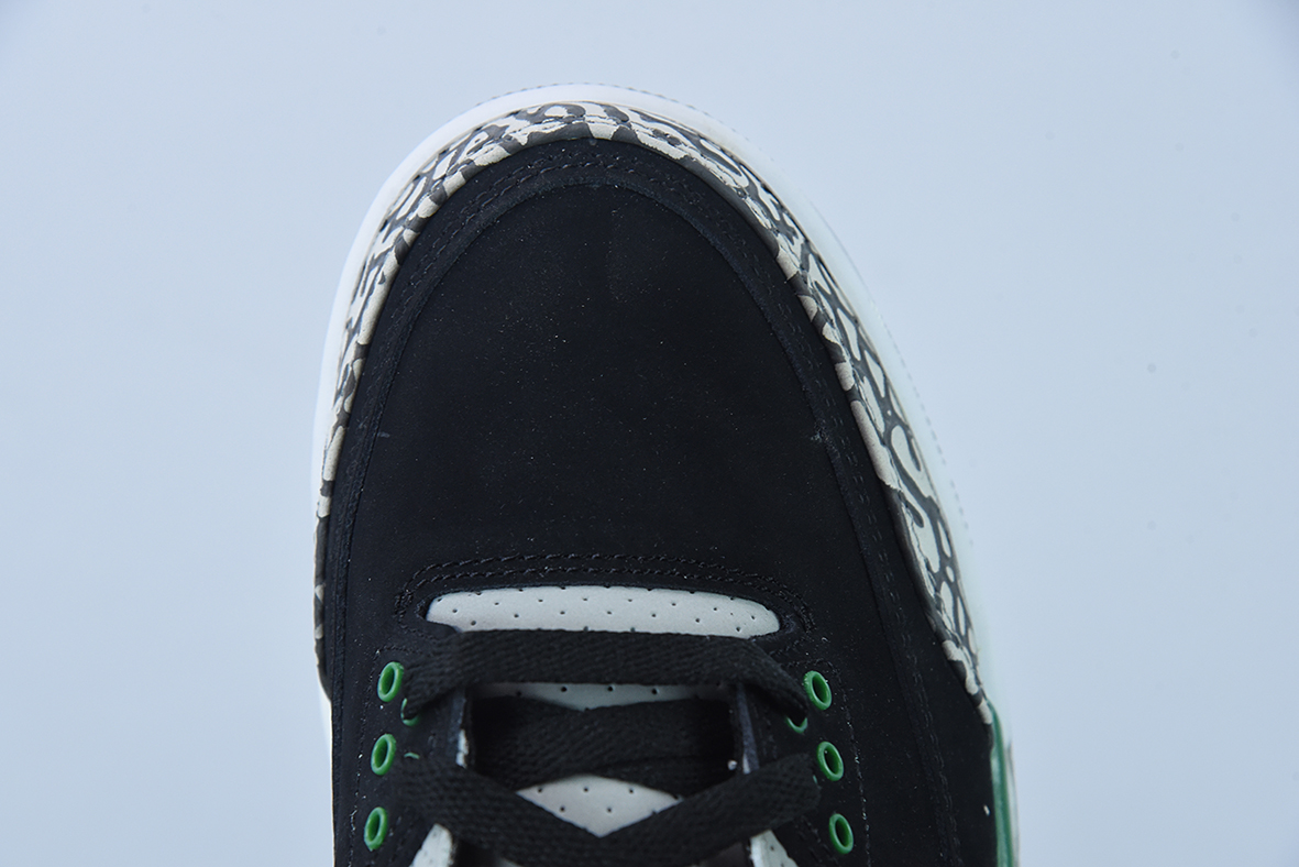 L00H6 纯原 Air Jordan 3 Retro "Pine Green" AJ3黑绿男士运动鞋CT8532-012