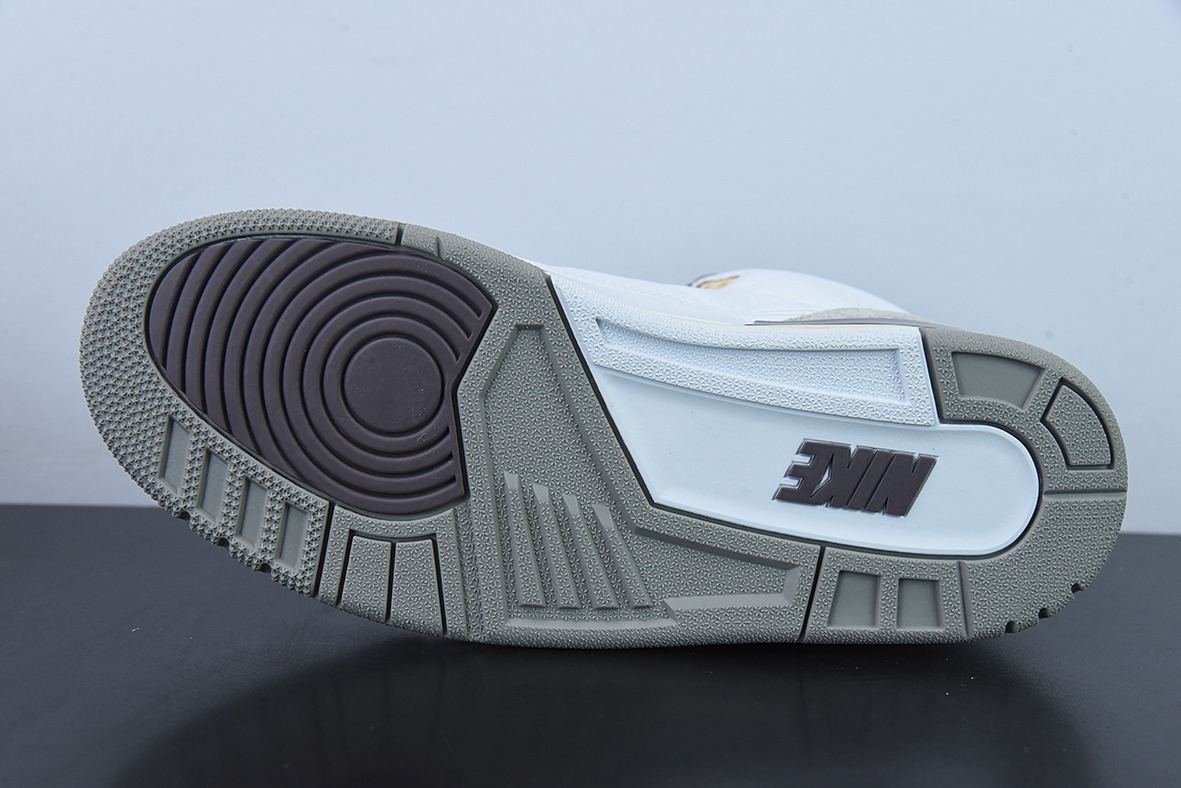 L00H6 纯原 A Ma Maniére x Air Jordan 3 Retro SP"Medium Grey" 米白灰男士运动鞋