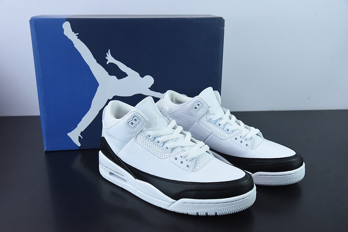 Fragment Design x Air Jordan 3 Retro AJ3藤原浩闪电男士运动鞋DA3595-100