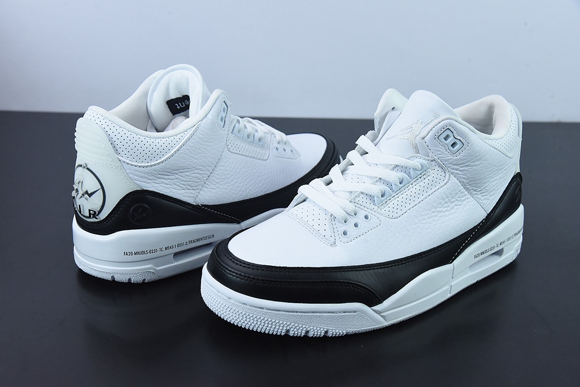 Fragment Design x Air Jordan 3 Retro AJ3藤原浩闪电男士运动鞋DA3595-100