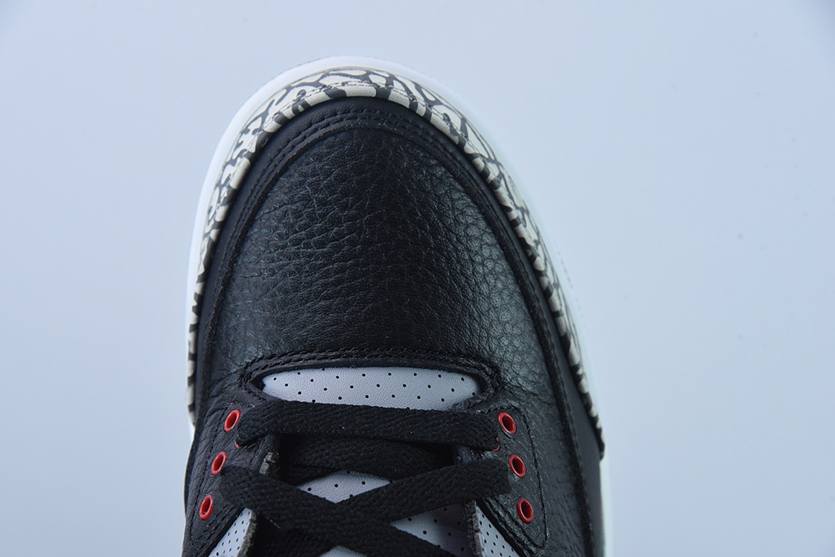Air Jordan 3 Retro Black Cement AJ3黑水泥男士运动鞋 854262-001
