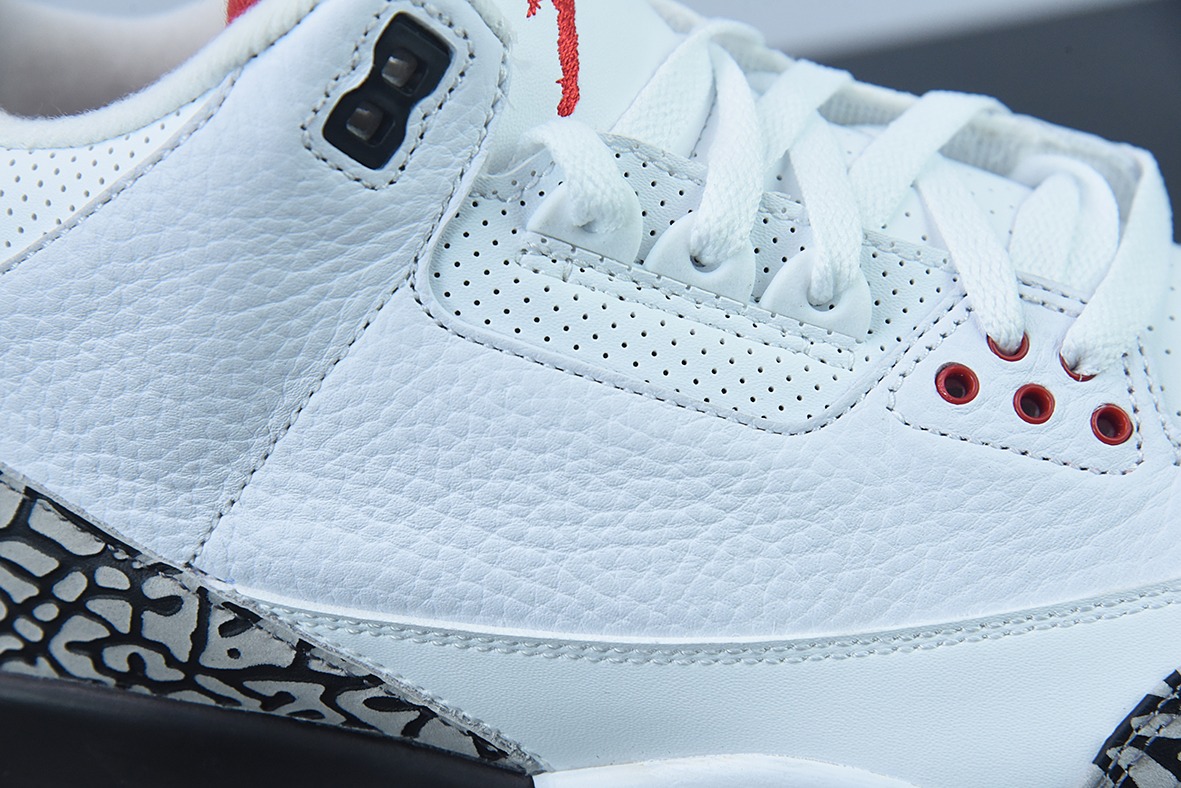 Air Jordan 3 Retro AJ3白水泥男士运动鞋923096-101