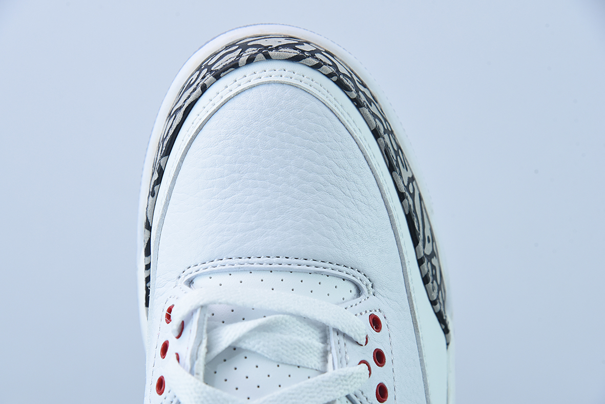 Air Jordan 3 Retro AJ3白水泥男士运动鞋923096-101