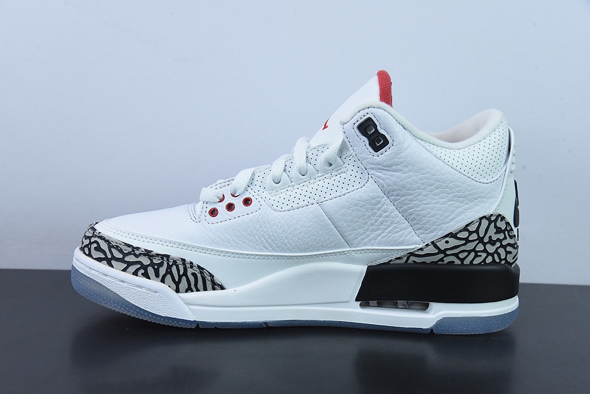 Air Jordan 3 Retro AJ3白水泥男士运动鞋923096-101