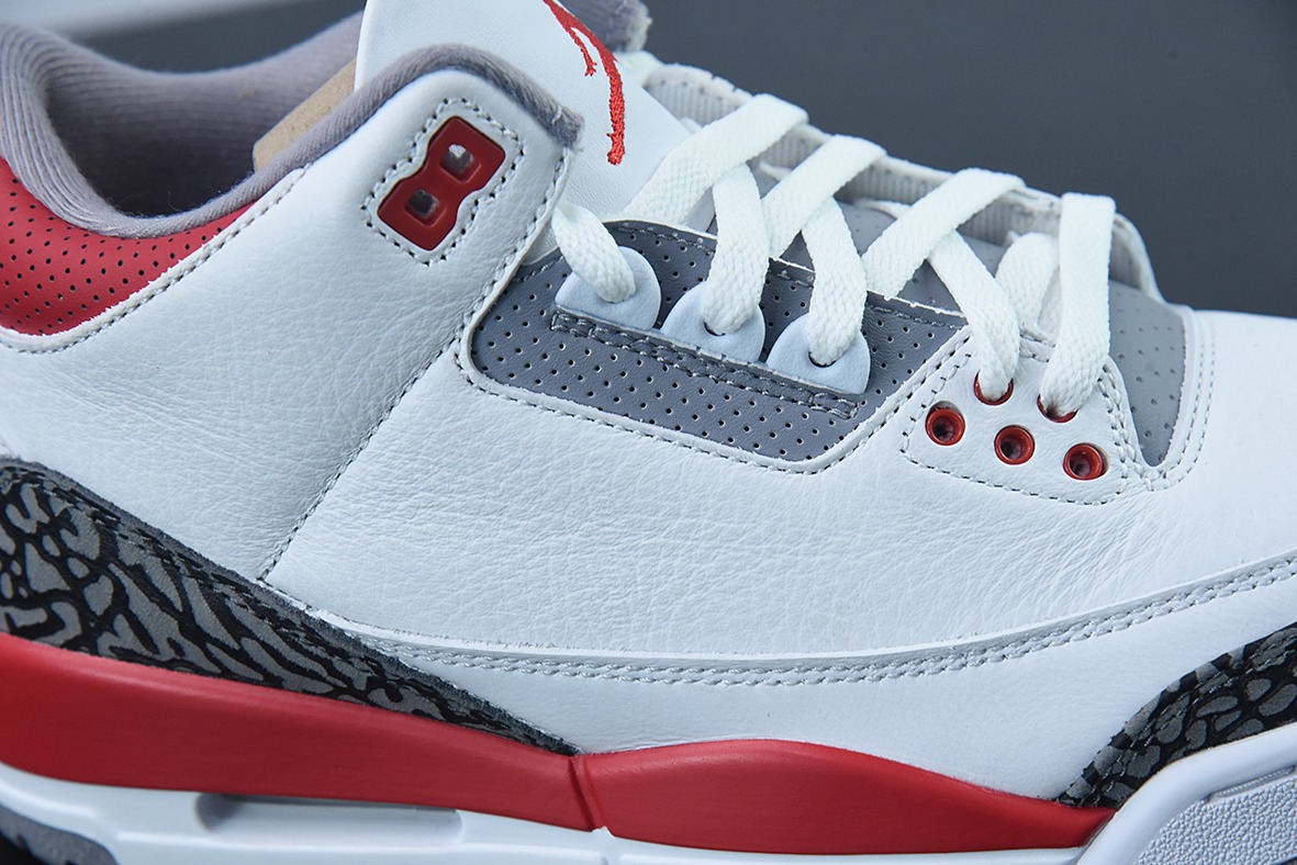 Air Jordan 3 Retro 白红元年复刻 新白红男子运动鞋 DN3707-160