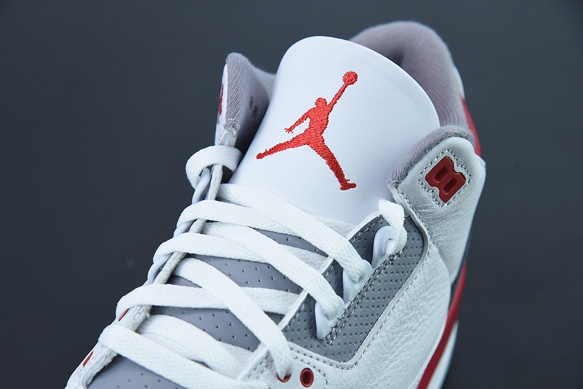 Air Jordan 3 Retro 白红元年复刻 新白红男子运动鞋 DN3707-160