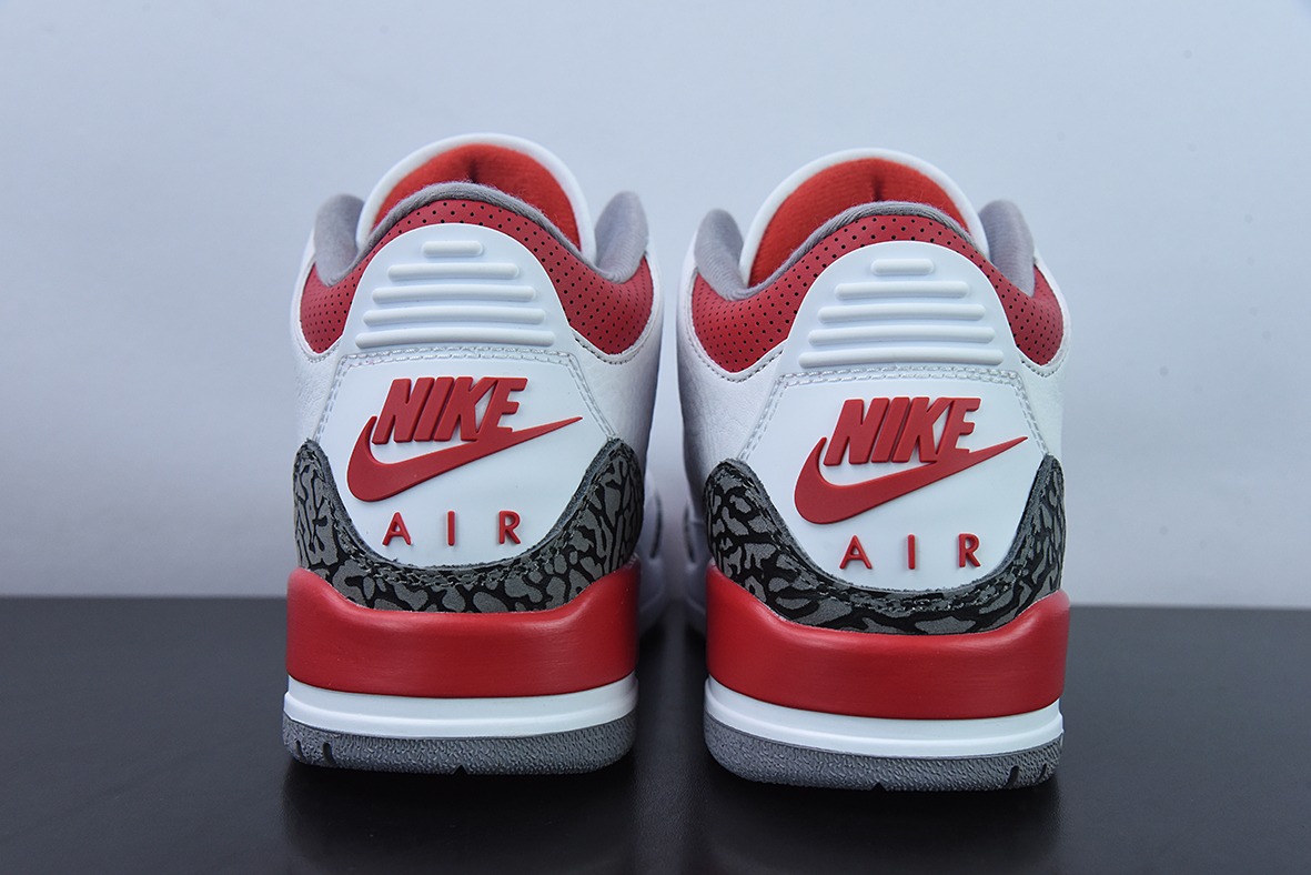 Air Jordan 3 Retro 白红元年复刻 新白红男子运动鞋 DN3707-160