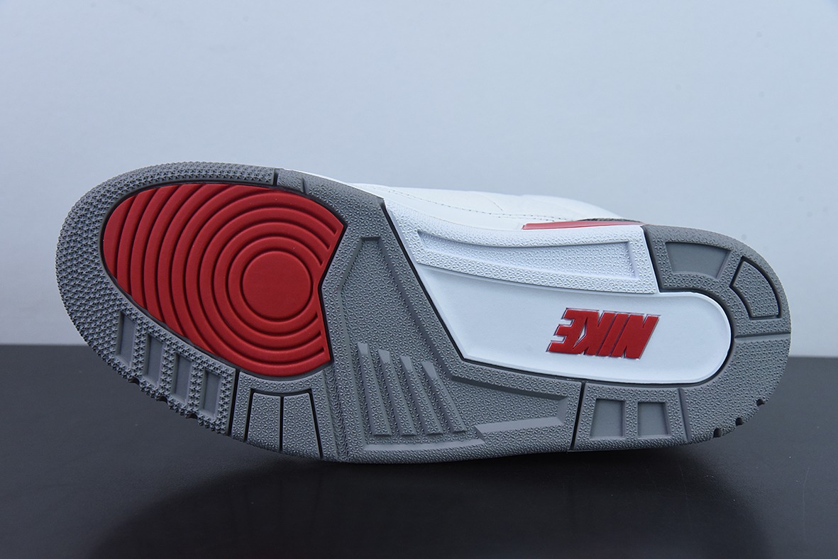 Air Jordan 3 Retro 白红元年复刻 新白红男子运动鞋 DN3707-160