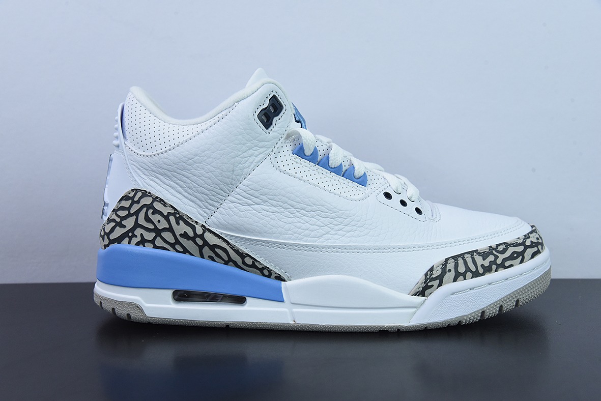 Air Jordan 3 Retro  "UNC" AJ3北卡蓝男子运动鞋 DN3707-160