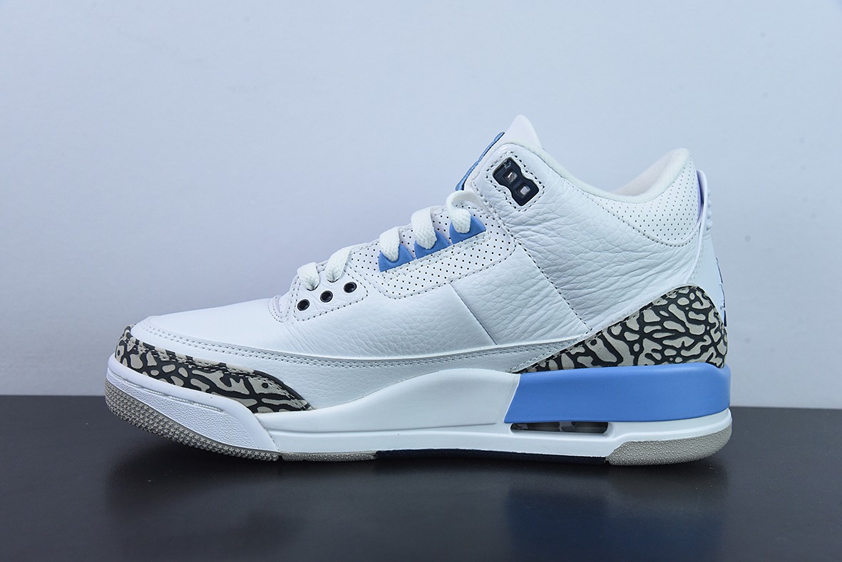 Air Jordan 3 Retro  "UNC" AJ3北卡蓝男子运动鞋 DN3707-160