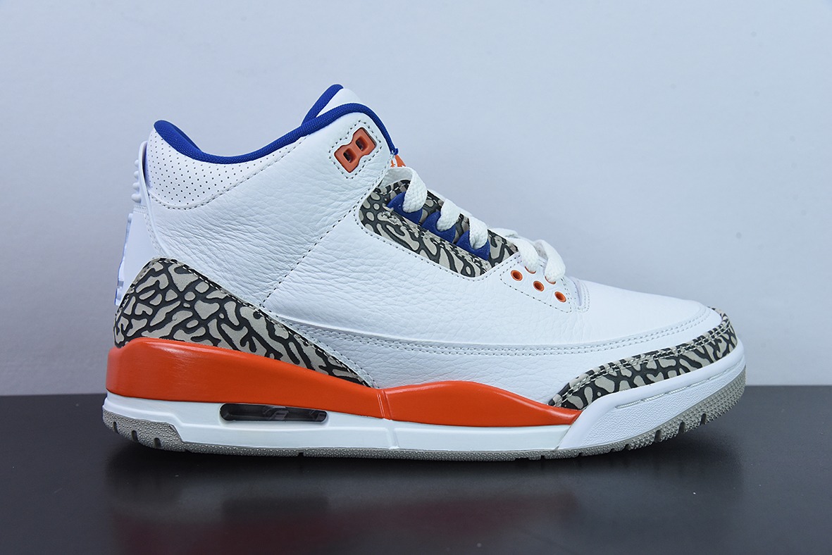 L00H6 纯原 Air Jordan 3 Retro aj3 尼克斯男子运动鞋 136064-148