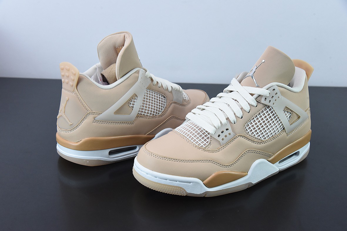 Air Jordan 4 “Shimmer” 乔4藕粉小ow配色 男子文化篮球鞋 货号:DJ0675-200
