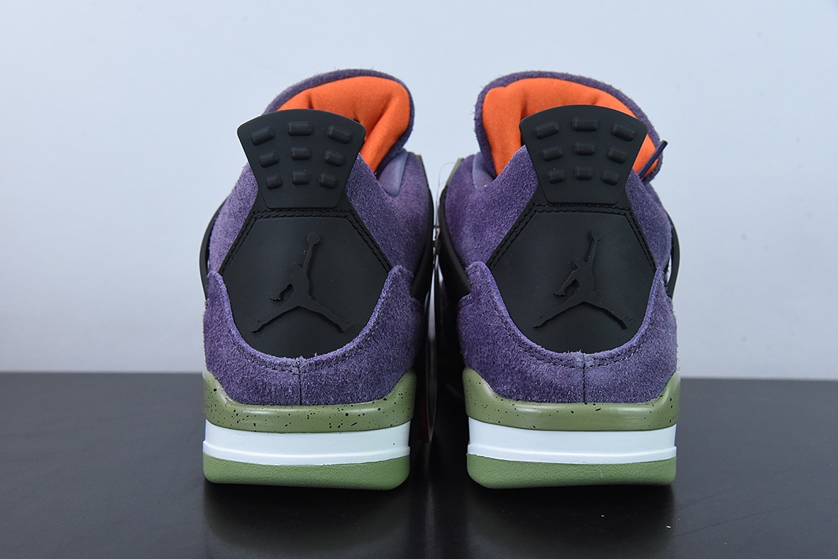 Air Jordan 4 Retro Canyon Purple “麂皮紫小丑”运动鞋 货号： AQ9129-500
