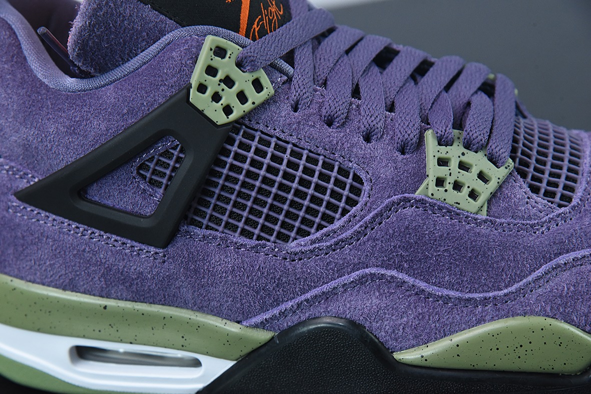 Air Jordan 4 Retro Canyon Purple “麂皮紫小丑”运动鞋 货号： AQ9129-500