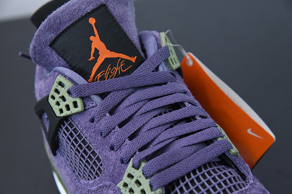 Air Jordan 4 Retro Canyon Purple “麂皮紫小丑”运动鞋 货号： AQ9129-500
