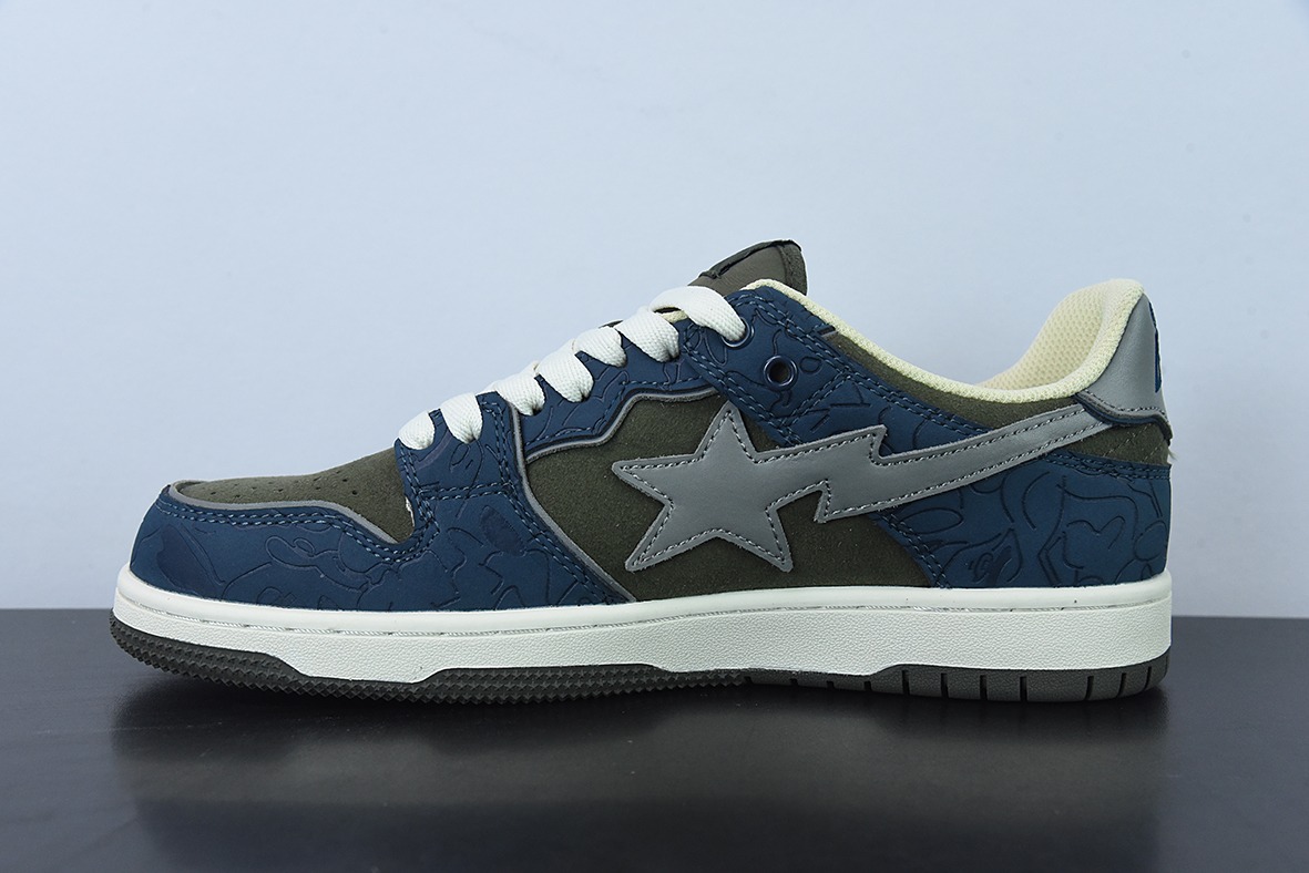 Human Made Bape Sta Sk8 To Nigo" 潮流教父Nigo 品牌 猿人头经典滑板百搭休闲运动板鞋