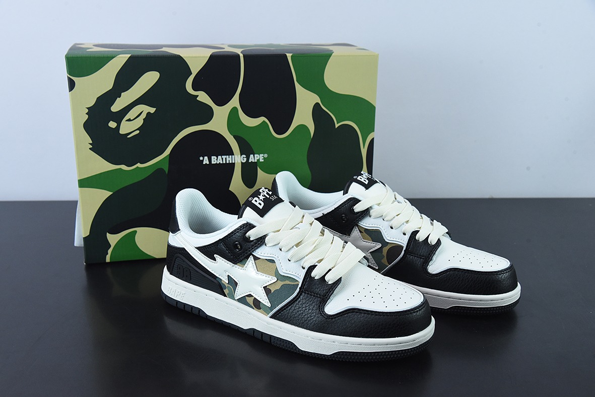 Human Made Bape Sta Sk8 To Nigo" 潮流教父Nigo 品牌 猿人头经典滑板百搭休闲运动板鞋