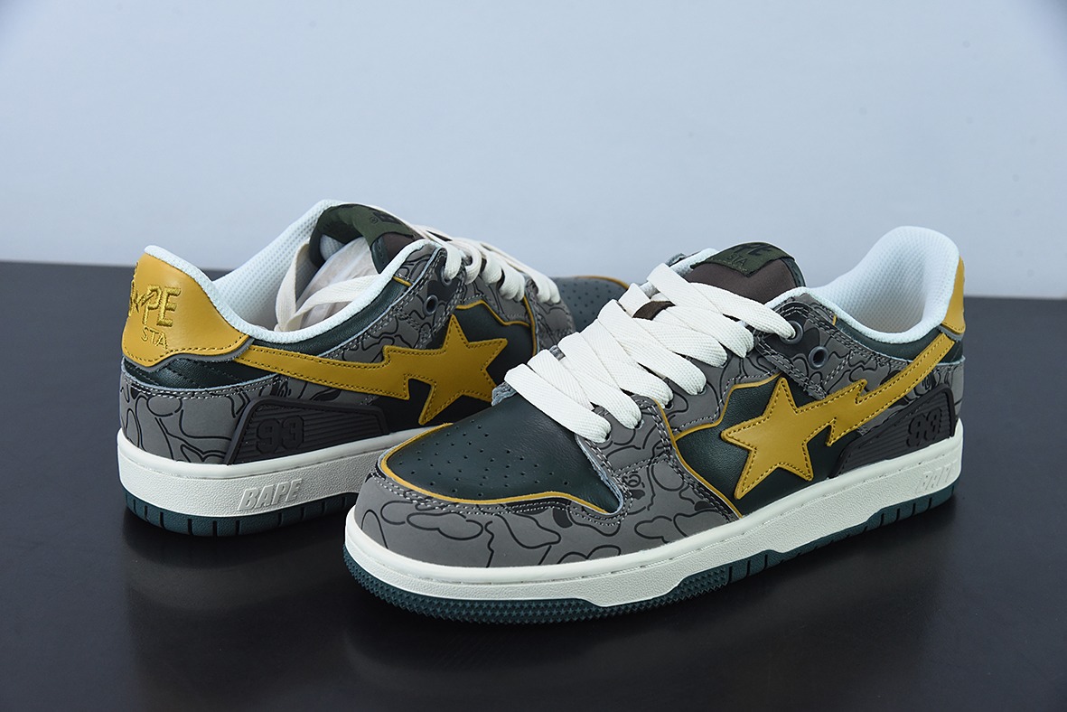 Human Made Bape Sta Sk8 To Nigo" 潮流教父Nigo 品牌 猿人头经典滑板百搭休闲运动板鞋