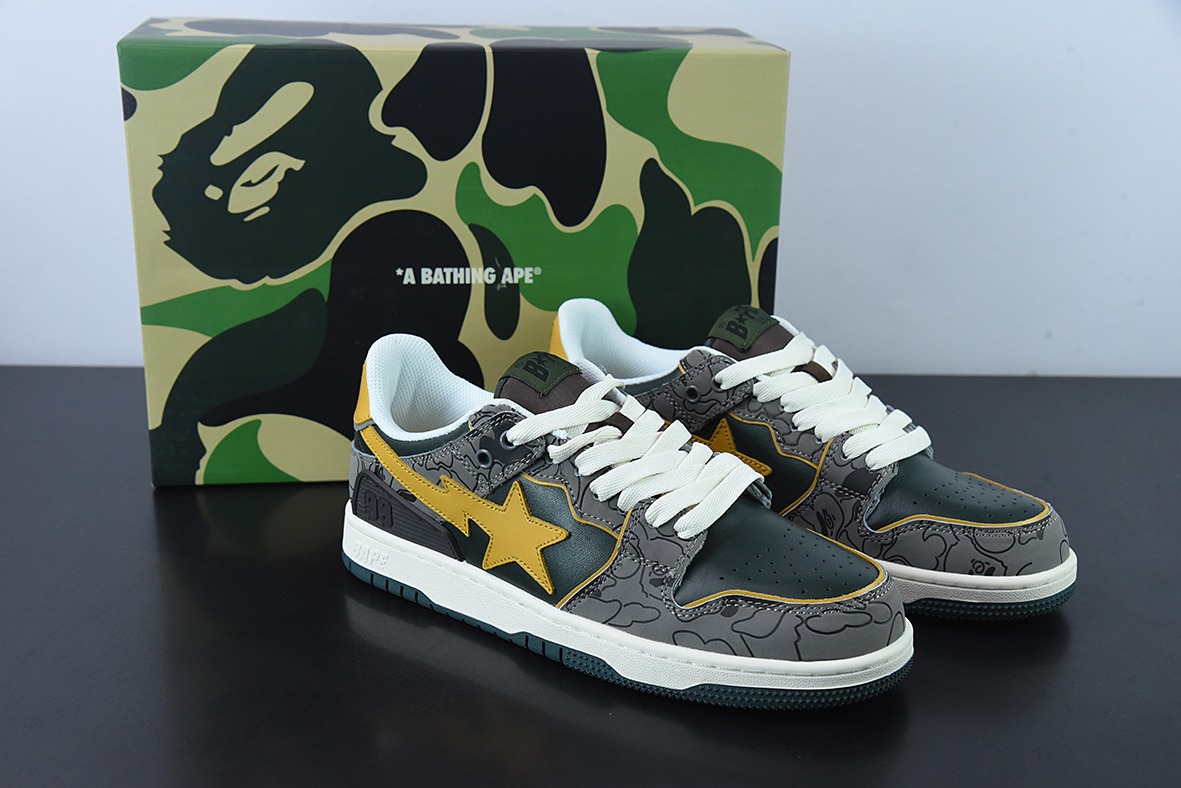 Human Made Bape Sta Sk8 To Nigo" 潮流教父Nigo 品牌 猿人头经典滑板百搭休闲运动板鞋