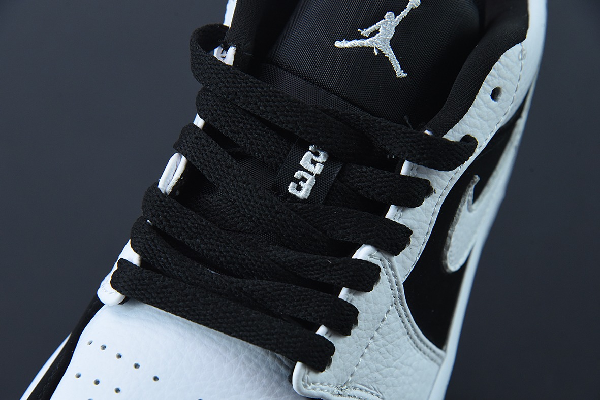 乔丹 Air Jordan 1 Low AJ1 乔1黑白熊猫 低帮休闲板鞋 货号：553560-101