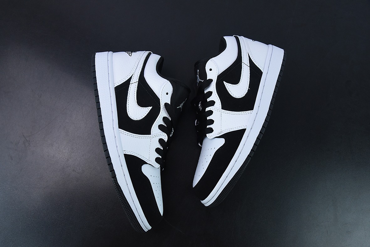 乔丹 Air Jordan 1 Low AJ1 乔1黑白熊猫 低帮休闲板鞋 货号：553560-101