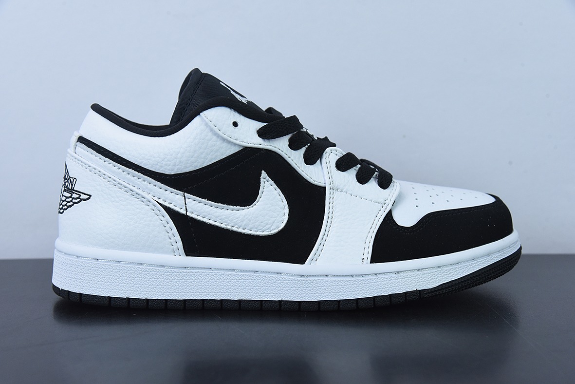 乔丹 Air Jordan 1 Low AJ1 乔1黑白熊猫 低帮休闲板鞋 货号：553560-101
