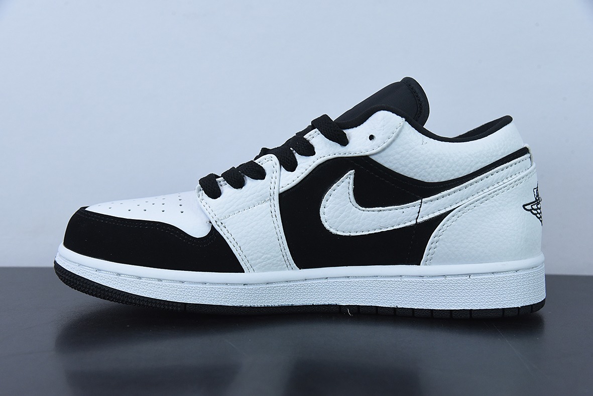 乔丹 Air Jordan 1 Low AJ1 乔1黑白熊猫 低帮休闲板鞋 货号：553560-101