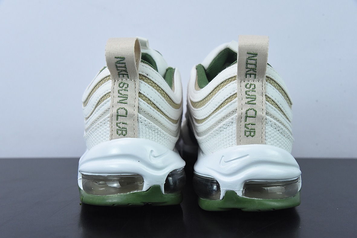 Nike Air Max 97＂ Sun Club ＂低帮复古跑步鞋白绿DM8588-100