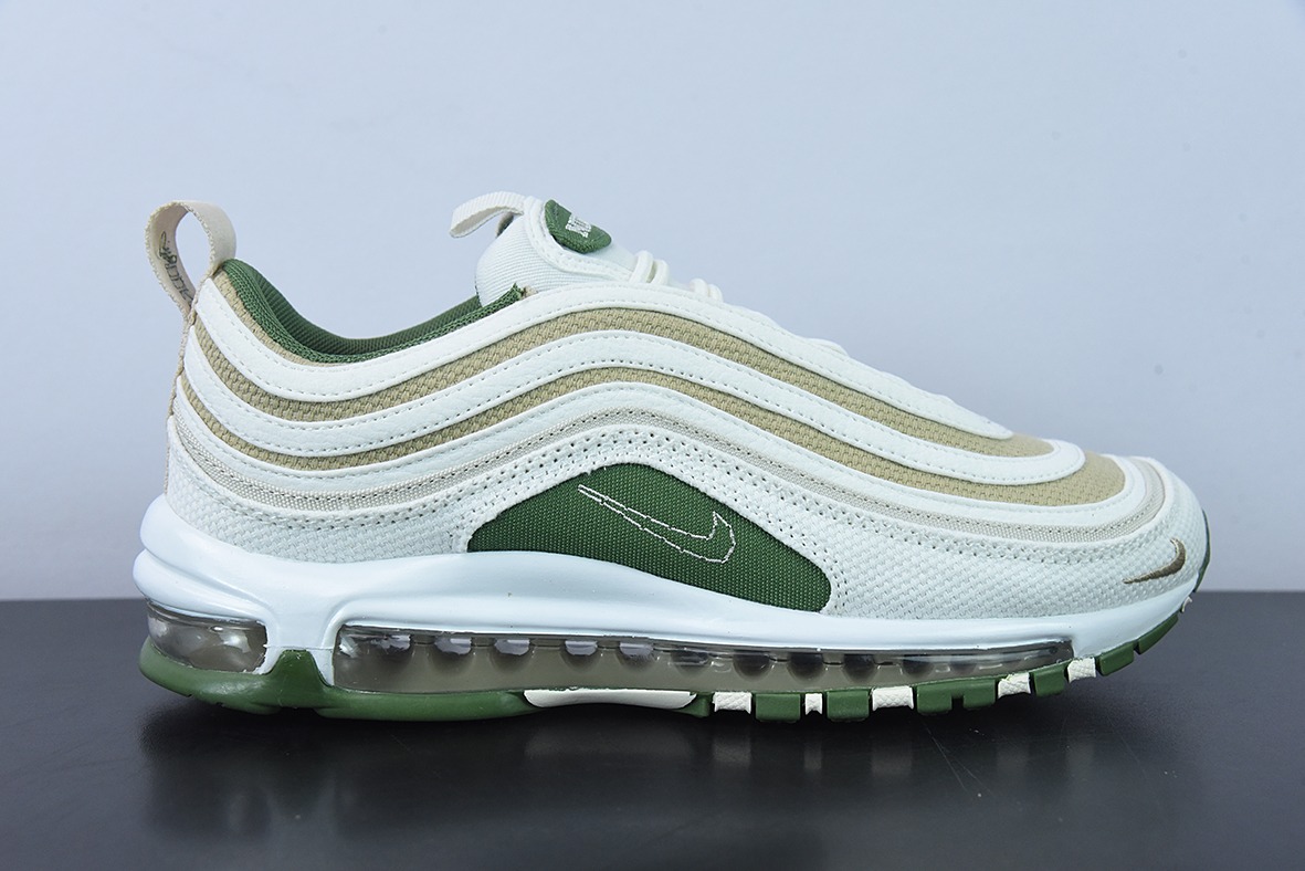 Nike Air Max 97＂ Sun Club ＂低帮复古跑步鞋白绿DM8588-100